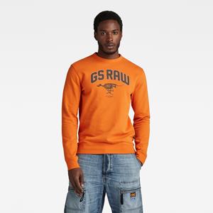 G-Star RAW Skeleton Dog Graphic Sweater - Oranje - Heren