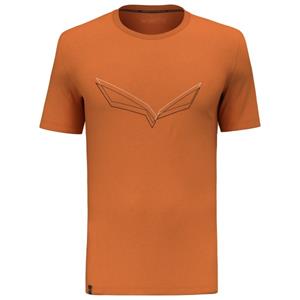 Salewa  Pure Eagle Frame Dry T-Shirt - Sportshirt, oranje