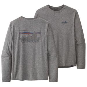 Patagonia  L/S Cap Cool Daily Graphic Shirt - Sportshirt, grijs