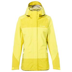 Vaude  Women's Neyland 2.5L Jacket - Regenjas, geel