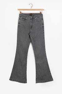 Lee Breese Grijze High Waist Flared Jeans