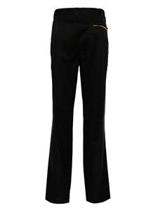 Versace Jeans Couture straight-leg cotton trousers - Zwart