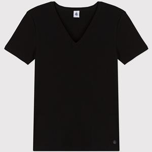 PETIT BATEAU T-shirt L'Iconique, V-hals, korte mouwen