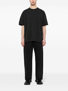 Yeezy straight-leg cotton trousers - Zwart