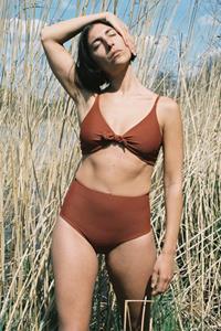 Anekdot Damen vegan Leona + Core High Bikini Rust