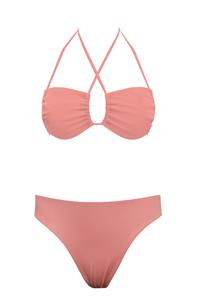 Anekdot Damen vegan Bikini Low Versatile + Skyline Slim Blush