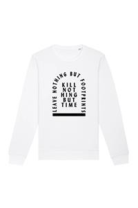 Oat Milk Club Damen vegan Sweatshirt Kill Nothing But Time Weiß