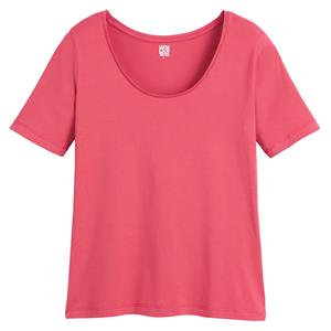 LA REDOUTE COLLECTIONS T-shirt met ronde hals en korte mouwen