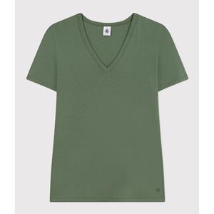 PETIT BATEAU Iconic T-shirt, V-hals, korte mouwen