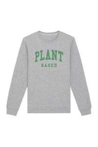 Oat Milk Club Damen vegan Sweatshirt Plant Based Grau