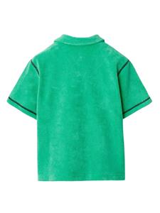 Burberry Kids EKD towelling polo shirt - Groen