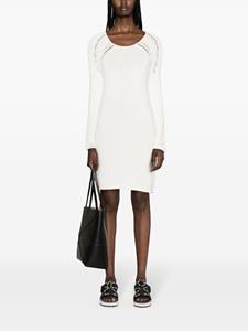 Claudie Pierlot Asymmetrische midi-jurk - Wit