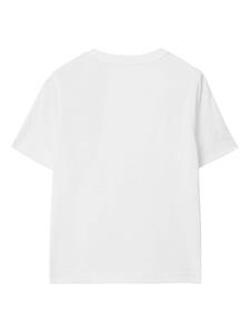 Burberry Kids short-sleeved cotton T-shirt - Wit