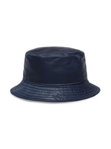 Bally logo-embroidered bucket hat - Blauw
