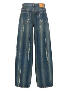 Haikure Bethany high waist jeans met wijde pijpen - Blauw