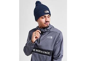 The North Face TNF Box Pom Beanie Hat - Navy- Dames