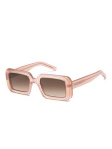 Saint Laurent Eyewear SL534 zonnebril met rechthoekig montuur - Roze