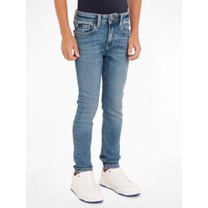 Calvin Klein Jeans Skinny-fit-Jeans SKINNY CLOUDY BLUE STRETCH Kinder bis 16 Jahre