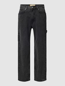 REVIEW Baggy fit jeans in zwart in 5-pocketmodel