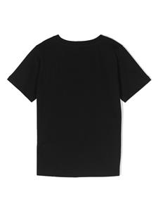 Balmain Kids logo-patch cotton T-shirt - Zwart