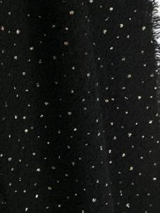 Faliero Sarti Sjaal met kristallen - Zwart