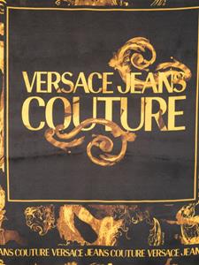 Versace Jeans Couture Sjaal met Barocco-print - Zwart