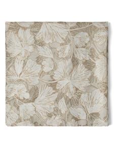 Brunello Cucinelli floral-print silk scarf - Beige