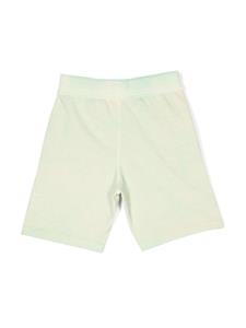 Stone Island Junior tie-dye cotton shorts - Groen