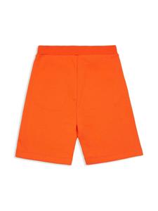 Marni Kids Katoenen shorts met logoprint - Oranje