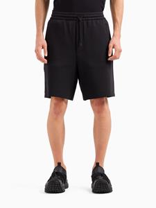 Emporio Armani Shorts met logoband - Zwart