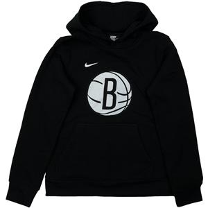 Nike NBA Brooklyn Nets fleece hoodie, zwart sweatshirt voor jongens