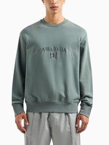 Armani Exchange Sweater met geborduurd logo - Groen