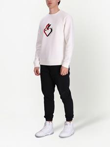 Emporio Armani Sweater met grafische print - Wit