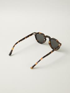 Lesca round frame sunglasses - Bruin