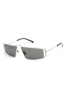 Saint Laurent Eyewear SL 606 zonnebril met rechthoekig montuur - Zilver