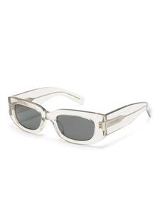 Saint Laurent Eyewear 660 rectangle-frame sunglasses - Beige