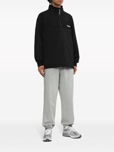 Comme des Garçons Homme logo-print quarter-zip sweatshirt - Zwart