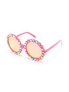 Billieblush crystal-embellished oversize sunglasses - Roze