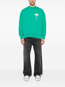 Palm Angels Katoenen sweater - Groen