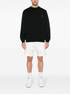 Vision Of Super embroidered-logo cotton sweatshirt - Zwart