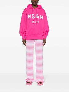 MSGM Hoodie met logoprint - Roze