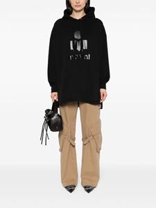 MARANT ÉTOILE Shanon logo-printed hoodie - Zwart