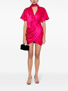 Acler Satijnen mini-jurk - Roze