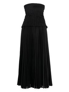 Acler Bristol strapless midi-jurk - Zwart