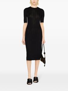 Missoni Midi-jurk met zigzag patroon - Zwart