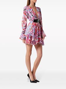 Philipp Plein Mini-jurk met abstracte print - Roze