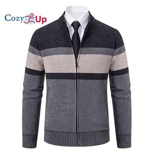 Cozy Up Gezellige up plus size trui voor mannen herfst en winter mode losse vest warme revers capuchon jas trui