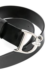 Dsquared2 logo-buckle leather belt - Zwart