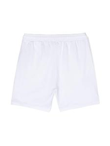 Moschino Kids logo-print drawstring shorts - Wit