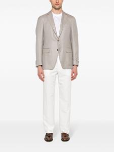 Brioni Chambray straight jeans - Beige